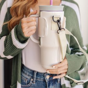 40 Oz Tumbler Sleeve in Cream